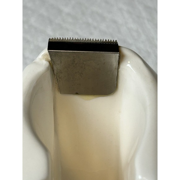 Vintage Ceramic 1940-1970's Sleeping Kitty Cat Tape Dispenser Made In Taiwan ROC - Picture 4 of 9